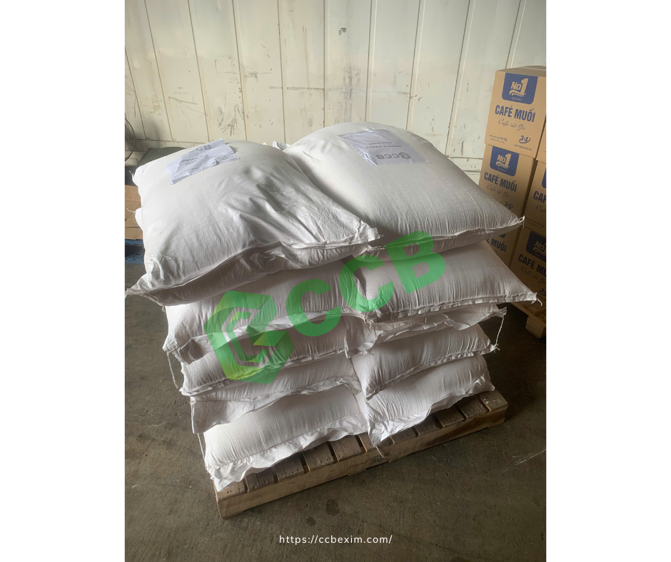 Tinh bột sắn CCB được đóng bao 50kg thành phẩm