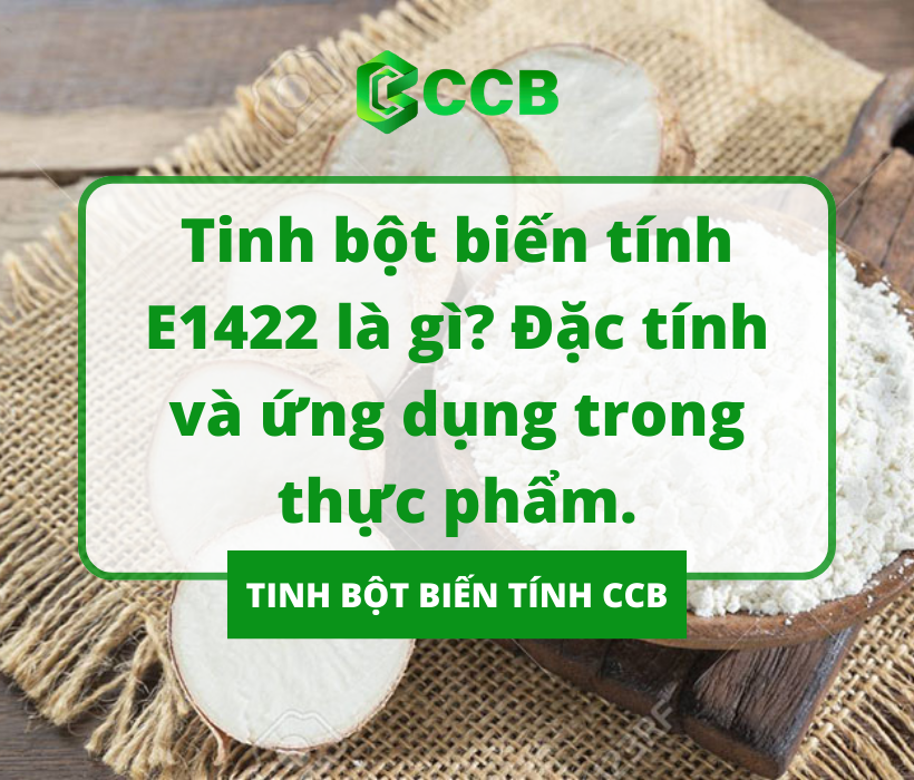 Tinh Bột Biến Tính E1422 Là Gì? Đặc Tính Và Ứng Dụng Trong Thực Phẩm