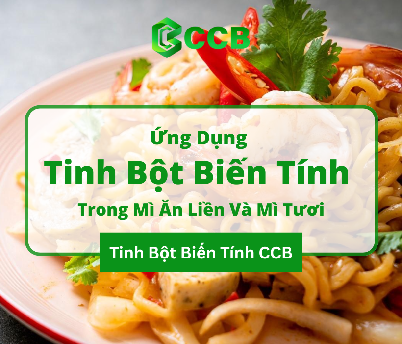 Ứng Dụng Tinh Bột Biến Tính Trong Mì Ăn Liền Và Mì Tươi