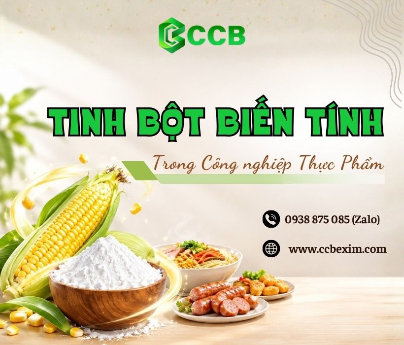 Tính Chất Của Tinh Bột Biến Tính: Vì Sao Được Ưu Tiên Trong Công Nghiệp Thực Phẩm?