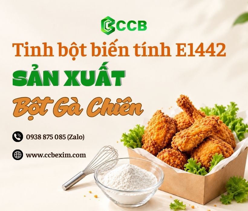 Ứng Dụng Tinh Bột Biến Tính E1442 Trong Sản Xuất Bột Gà Chiên